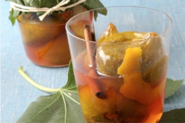 Σύκα σε σιρόπι κανέλας-πορτοκαλιού