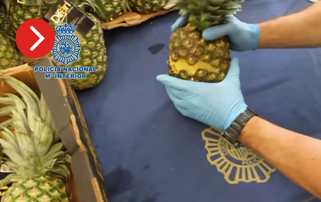 Φρέσκοι ανανάδες φουλ στην …κοκαΐνη (βίντεο)