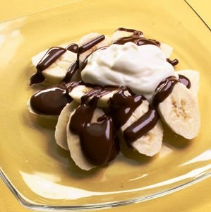 Μπανάνες με σοκολάτα