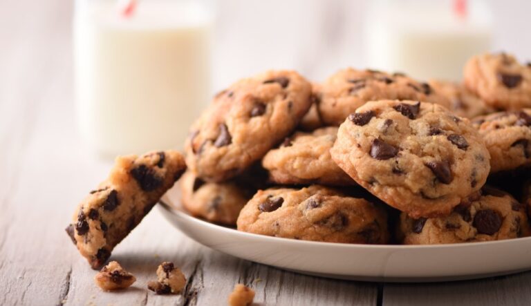 Μπισκότα μπανάνας με σοκολάτα (cookies)