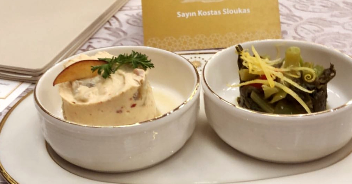 O Κ. Σλούκας ανέβασε με ορεκτικά του δείπνου Ερντογάν – Τσίπρα στο Instagram (φωτογραφία)
