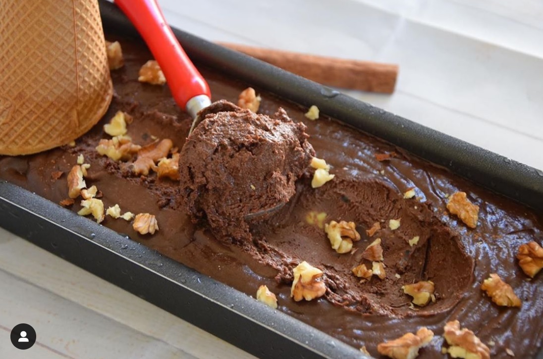 Παγωτό σοκολάτα χωρίς ζάχαρη από την Ελένη Πετρουλάκη