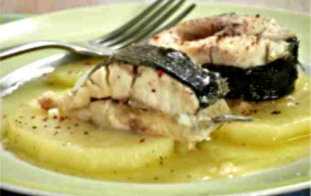 Ψάρι μπιάνκο (κερκυραϊκή συνταγή)
