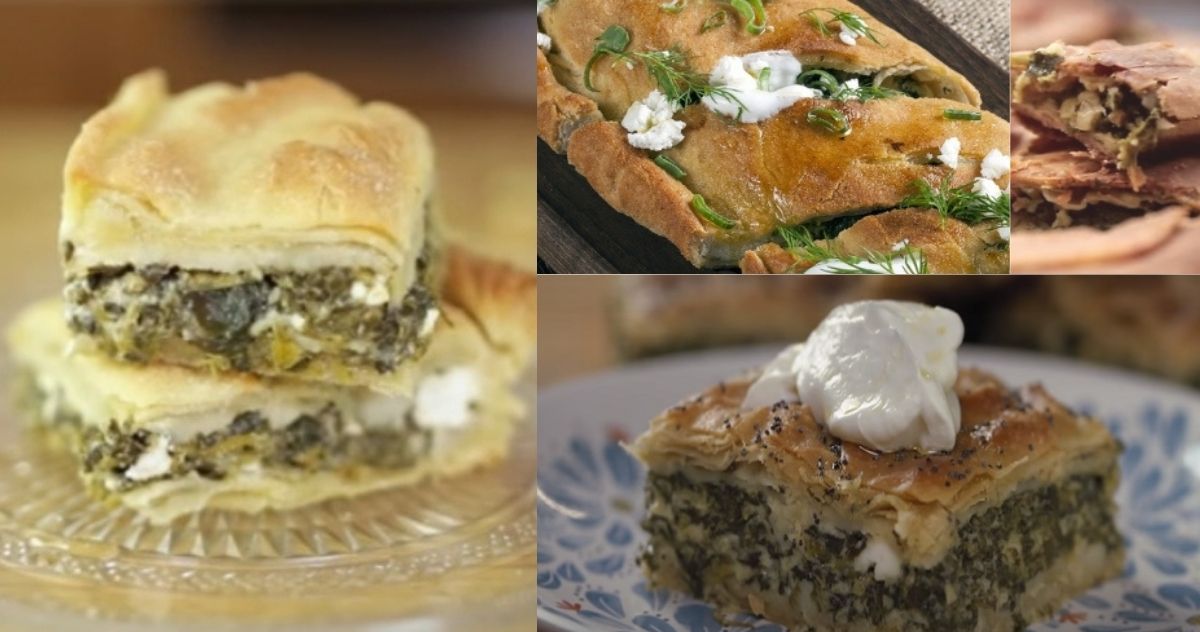 Τέσσερις συνταγές για σπανακόπιτα δημοφιλών σεφ (Βίντεο)