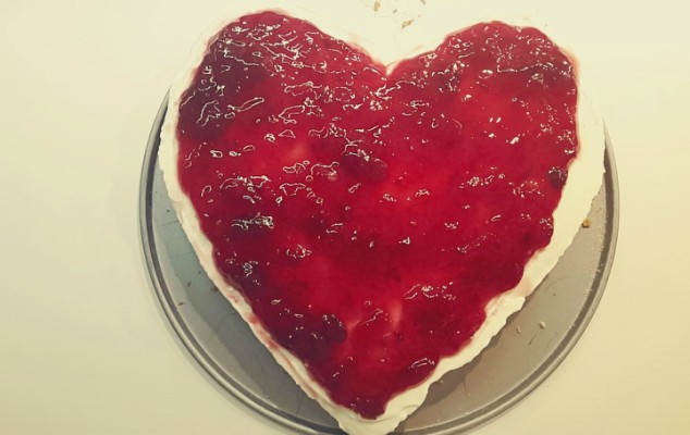 Valentine’s cheesecake