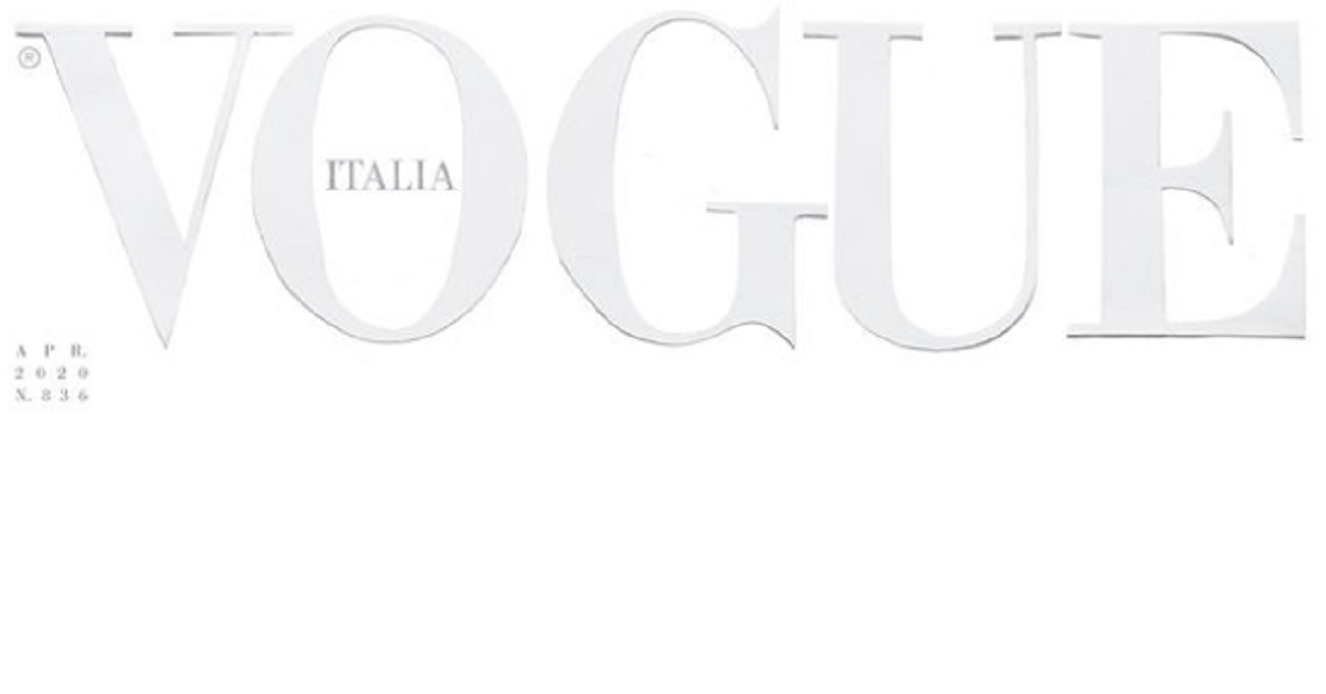 Με άδειο εξώφυλλο η ιταλική Vogue – Για πρώτη φορά στην ιστορία της