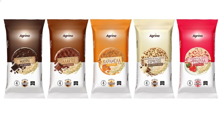 Νέες, γλυκές γεύσεις για τη σειρά ρυζογκοφρετών Agrino
