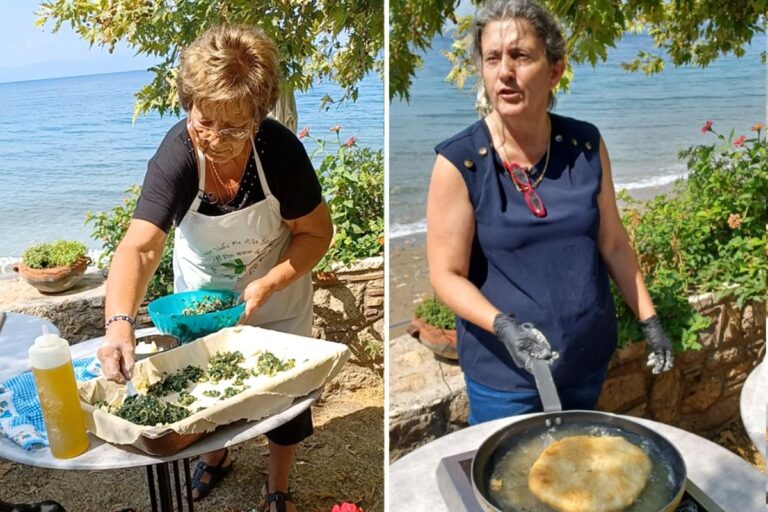 H αγροτική κουζίνα των Ροβιών μάς ξετρελαίνει με τσουκνιδόπιτες και τηγανοκουλούρες